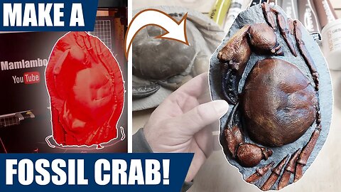 Fossil replica: How to make your very own high-quality fossil crab (3D printing, 3D scanning)