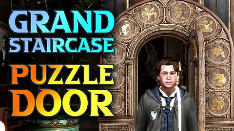 Grand Staircase Tower Puzzle Door - Hogwarts Legacy How to Solve the Number Door Puzzles