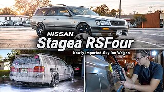 Nissan Stagea RSFour | Newly Imported Skyline Wagon | FULL Detail, JDM GOODNESS!