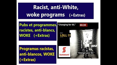(Fra_En-Es) Anti-White programs _ Pubs et autres, racistes anti-blancs