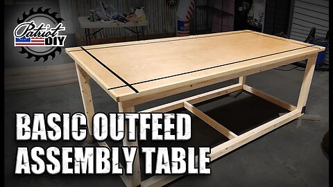Basic Outfeed Assembly Table Workbench / Outfeed Table Part 1