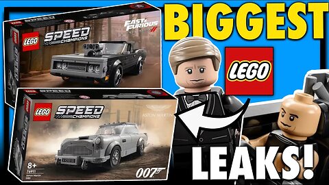 NEW LEGO LEAKS! BETTER IMAGES of LEGO Speed Champions Aston Martin DB5 PLUS Fast & Furious Charger!