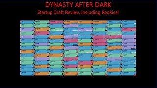 Dynasty After Dark - Startup Draft Recap (with Rookies) Pt. 2