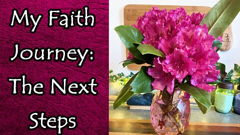 My Faith Journey : The Next Steps