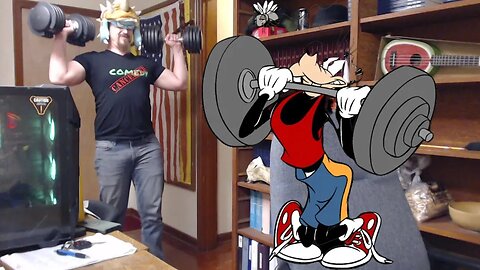 Goofy getting gains (Disney)