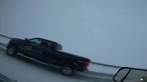 Alaska Blizzard Alyeska Driving Turnagain Arm Alaska