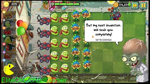 Plants vs Zombies 2 - Thymed Event - Happy Birthdayz! - Dialogue only - May 2024