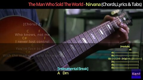 The Man Who Sold The World cover - Nirvana (Chords, Lyrics & Tabs) 2023
