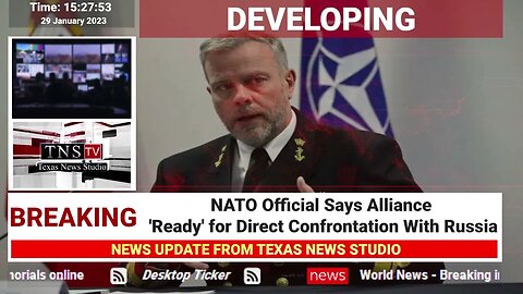 NATO Official Says Alliance 'Ready' for Direct Confrontation With Russia