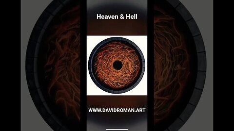 “Heaven and Hell” Acrylic on Wood Paintings #fantasyart #painting #artwork