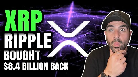 XRP RIPPLE BOUGHT $8.4 BILLION BACK OFF RETAIL | AXS DOWN STAKING TO 45% | BITCOIN GOING TO $1.0M