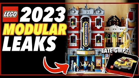 HUGE NEW LEGO 2023 Modular Jazz Club & Pizzeria 10312 LEAK!