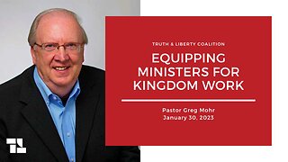 Pastor Greg Mohr: Equipping Ministers for Kingdom Work