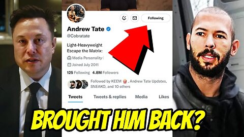 Elon Musk Backlash For Andrew Tate Twitter Support