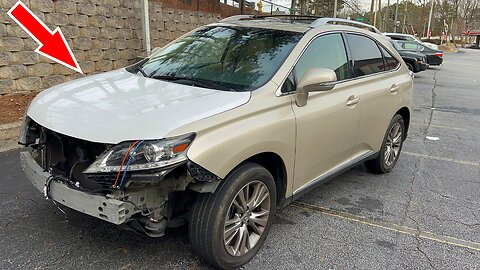 I GOT THE NEW HOOD TO COME BACK GLORIOUS WHITE ON THE COPART LEXUS RX350 I USED A RAZOR TO DO THIS