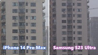 iPhone 14 Pro Max vs. Samsung S23 Ultra Zoom Test