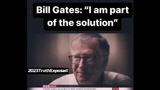Bill Gates: "I Am Part Of The Solution"