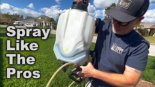 How To Spray The Lawn with a Battery Sprayer