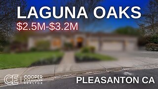 Living in Pleasanton CA | The Laguna Oaks community tour | $3M homes in Pleasanton