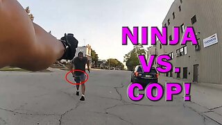 Wannabe Ninja Versus Cop Ends As Expected On Video! LEO Round Table S08E13