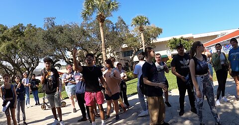 Florida Atlantic University: Gospel Preaching Draws Crowd of Muslims, Sex Perverts & Hypocrites