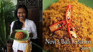 How to Make Saur (Browned Grated Coconut)