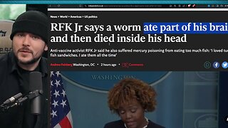 RFK JR Says A WORM ATE Part Of HIS BRAIN, Media Claims GOP Is SCARED RFK Will HELP Biden, HURT Trump