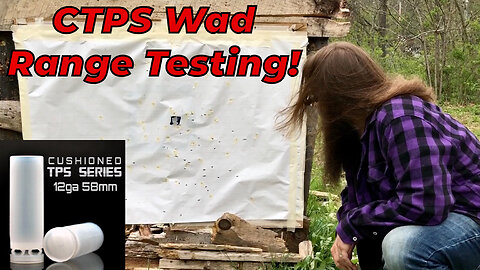 12 Gauge 3.5” Buckshot With CTPS Wad Range Testing