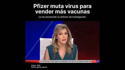 EL DIRECTOR DE INVESTIGACION Y DESARROLLO DE PFIZER FUE ACORRALADO LUEGO DE ADMITIR QUE LA FARMACEUTICA ESTABA PLANIFICANDO SACAR OTRO VIRUS PARA ENFERMAR Y MATAR A LA GENTE PARA ELLOS PODER VENDER MAS VACUNAS