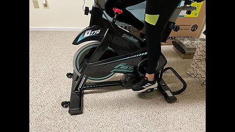 Afully Indoor Cycling Bike, Exercise Bikes Magnetic Resistance Stationary Bike, Belt Drive Indo...