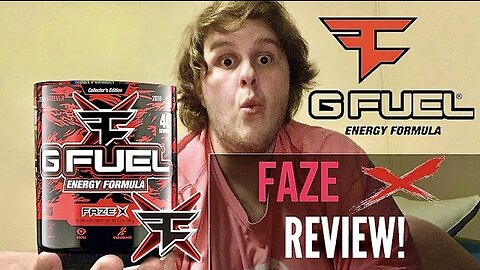 G Fuel “FaZe X” REVIEW!