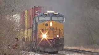 CSX I136 Intermodal Train from Lodi, Ohio November 4, 2023
