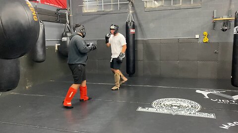 Just a little sparring