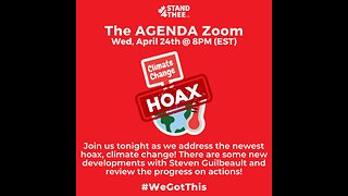 Stand4THEE "The Agenda" Zoom April 24th