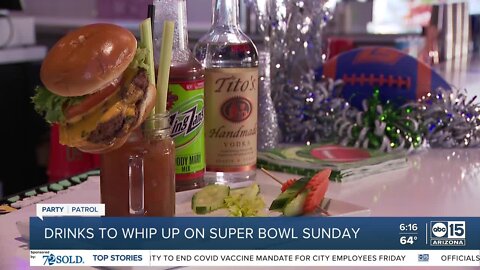 Drinks to whip up on Super Bowl Sunday
