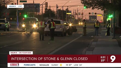 TPD officer involved in wreck at Stone and Gleenn