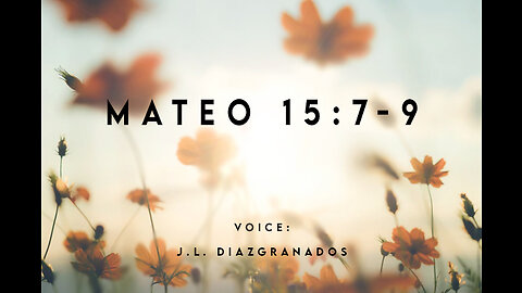 Mateo 15:7-9