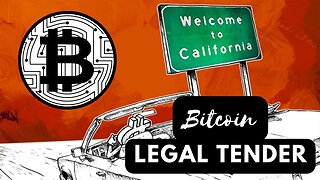 California introduces bill to make ₿itcoin 'Legal Tender' [SB 1275] 🌉🧾🤑