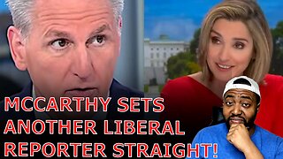 Kevin McCarthy Sets Liberal CBS Reporter Straight On Democrats Election Denial Hypocrisy