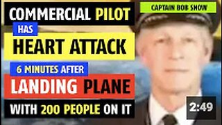 Commercial pilot has heart attack minutes after landing plane with 200 people on it