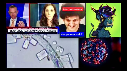 Stew Peters Karen Kingston FTX Michael Simkins Club E11even BAYC Show Covid NanoWeapon Parasite CBDC