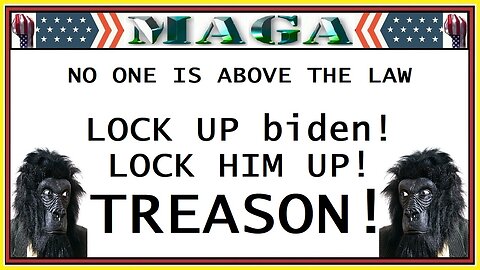 NO ONE IS ABOVE THE LAW LOCK UP obiden obama all of'dem damn odemocrats