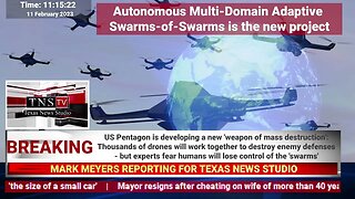 Pentagon Develops New Weapon: Swarm of Drones Raises Concerns of Loss of Control