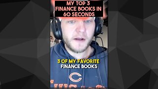 My Top 3 Finance Books in 60 seconds #shorts