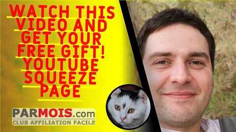 Watch this video and get your free gift! YOUTUBE SQUEEZE PAGE