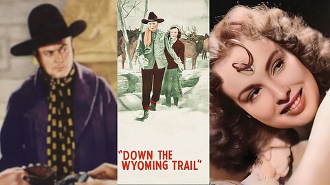 DOWN THE WYOMING TRAIL (1939) Tex Ritter, Horace Murphy & Mary Brodel | Drama, Western | B&W