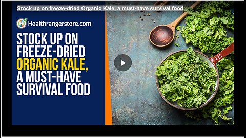 Stock up on freeze-dried Organic Kale, a must-have survival food