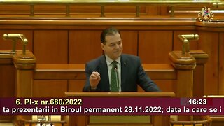 Ludovic Orban de la tribuna Parlamentului: Scoateți comuniștii din societatea românească