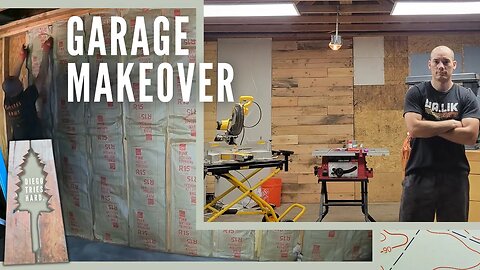 Garage Makeover | Insulating and Sheeting the Walls