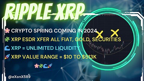 🌸 #CRYPTO SPRING 2024 🌊 #XRP = UNLIMITED LIQUIDITY 🚀 VALUE RANGE = $10 TO $513K